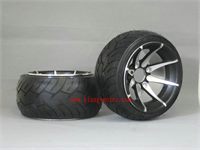 235 30-12  on road tire and rim for atv go kart buggy ( one wheel )