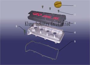 Valve cover chamber parts catalogue for 1100cc chery engine parts ,1100cc chery motor parts ,1100cc chery SQR472 parts, 1100cc chery buggy engine parts ,1100cc joyner motor parts