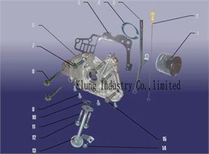 Lubricating parts catalogue for 1100cc chery engine parts ,1100cc chery motor parts ,1100cc chery motor parts ,1100cc chery
