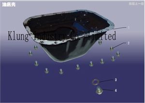 Oil pan parts catalogue for 1100cc chery engine parts ,1100cc chery motor parts ,1100cc chery buggy parts ,1100cc chery SQR472 parts, 1100cc chery turbo kit