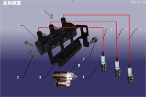 Ignition System parts catalogue for chery 800cc ,joyner 800cc engine parts, chery 800 engine parts