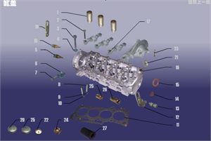 Cylinder head parts catalogue for joyner 800 engine parts ,Chery 800 Engine parts, chery 800cc engine ,joyner 800cc engine ,accessories 800cc engine parts ,joyner 800cc buggy parts