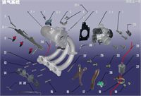 Intake system parts catalogue for chery 800 engine parts, Joyner 800cc engine parts, Joyner offroad buggy parts,Joyner 800cc buggy parts