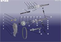 Air distributing device parts catalogue  for 800cc chery SQR372 engine parts, chery 800cc accessories, Joyner 800cc engine parts, Joyner offroad buggies parts