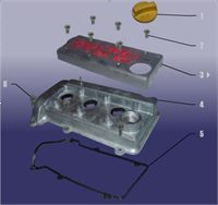 Valve chamber cover parts catalogue  for chery 800cc accessories, chery 800cc engine parts, Joyner 800cc buggy parts ,Joyner 800cc accessories