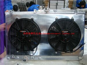 1100cc dual fan aluminum radiator for goka buggy, nanyi buggy,roketa buggy,lantana 800cc 1100cc route buggy .