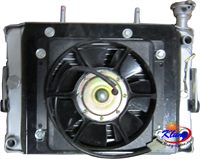 300 cc radiator with big motor fan for Xinyang booxt dynotruck 300cc UTV UV09 XY300UTV XY300UE buggies, offroad karts