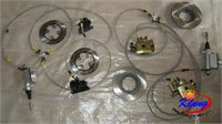 brake system 2 two 4 for go kart ,buggy ,utv