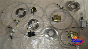 brake system 2 two 4 for go kart ,buggy ,utv