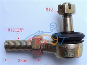 12mm shaft -M10 thread right hand screw top ball joint for goka buggy go kart UTV upper control arms (2pcs/lot)