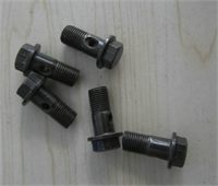 M10x1.25 /M10x1 brake bolt hose ,brake hose bolt for the brake master cyclinder ,go kart ,atv,buggy[8PCS/Lot]